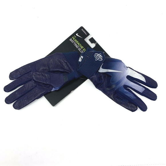 blue nike batting gloves